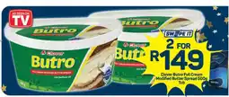 Pick n Pay Clover Butro Full Cream Modified Butter Spread 500g Tub offer