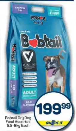 Pick n Pay Bobtail Dry Dog Food Assorted 5.5-8kg Each offer
