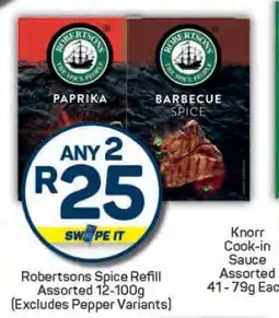 Pick n Pay Robertsons Spice Refill offer