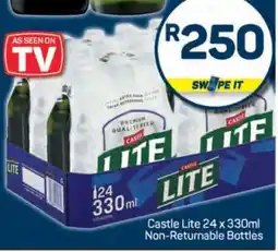 Pick n Pay Castle Lite 24 x 330ml Non-Returnable Bottles offer
