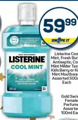Pick n Pay Listerine Cool Mint offer