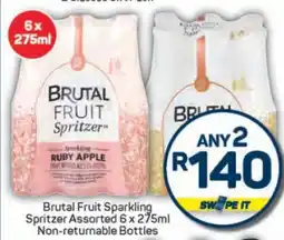 Pick n Pay Brutal Fruit Sparkling Spritzer Assorted offer