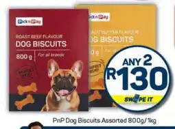 Pick n Pay PnP Dog Biscuits Assorted 800g/1kg offer