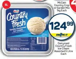 Pick n Pay Dairymaid Country Fresh Ice Cream Assorted 5 Litre Each offer