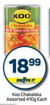 Pick n Pay KOO CHAKALAKA offer