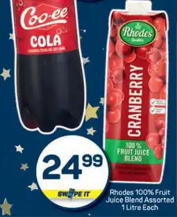 Pick n Pay Rhodes 100% Fruit Juice Blend Assorted offer
