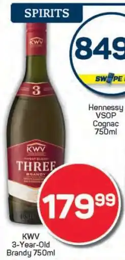 Pick n Pay KWV 3-Year Old Brandy 750ml offer