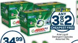 Pick n Pay Ariel Liquid Detergent Capsules Assorted 14s offer