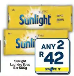 Pick n Pay Hypermarket Sunlight Laundry Soap Bar-500g offer