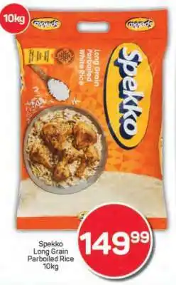 Pick n Pay Spekko Long Grain Parboiled Rice 10kg offer