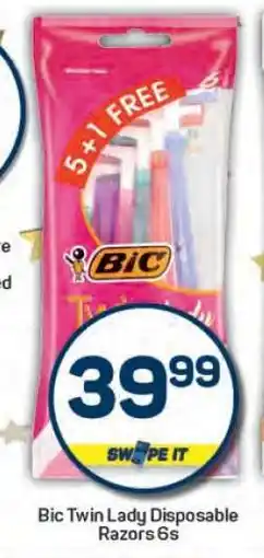 Pick n Pay Bic Twin Lady Disposable Razors 6s offer