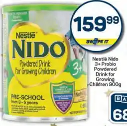 Pick n Pay Nestlé Nido 3+ Probio Powdered Drink for Growing Children 900g offer