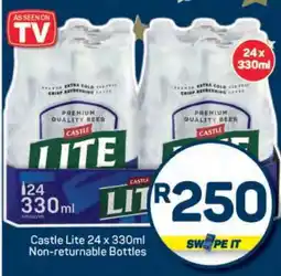 Pick n Pay Castle Lite 24 x 330ml offer