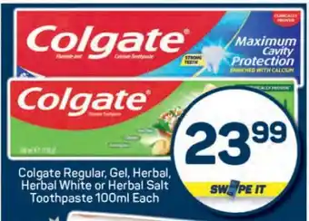 Pick n Pay Colgate Toothpaste offer