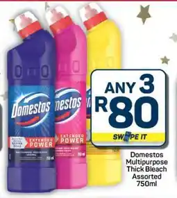 Pick n Pay Hypermarket Domestos Multipurpose Thick Bleach Assorted 750ml offer