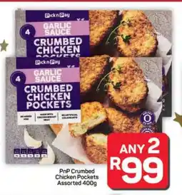Pick n Pay Hypermarket PnP Crumbed Chicken Pockets Assorted 400g offer
