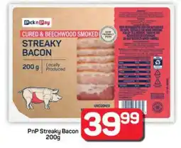Pick n Pay Hypermarket PnP Streaky Bacon offer