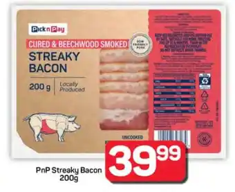 Pick n Pay Hypermarket PnP Streaky Bacon offer