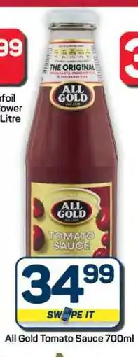 Pick n Pay Hypermarket All Gold Tomato Sauce-700ml offer