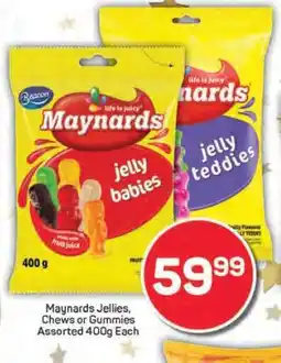 Pick n Pay Maynards Jellies, Chews or Gummies offer