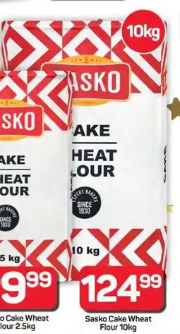 Pick n Pay Hypermarket Sasko Cake Wheat Flour 10kg offer