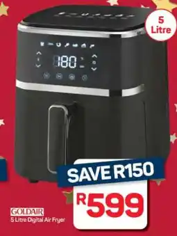 Pick n Pay Hypermarket Goldair 5-Litre Digital Air Fryer offer