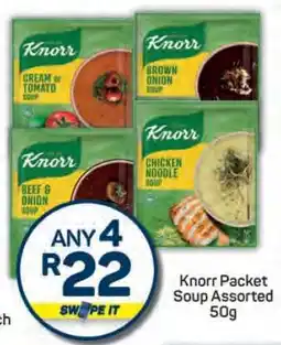 Pick n Pay Knorr Packet Soup Assorted-50g offer