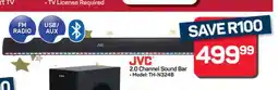 Pick n Pay Hypermarket JVC 2.0 Channel Sound Bar offer