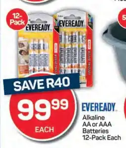 Pick n Pay EVEREADY Alkaline AA or AAA Batteries offer