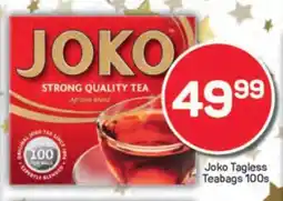 Pick n Pay Joko Tagless Teabags 100s offer