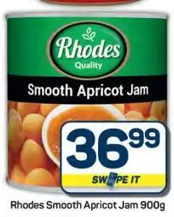 Pick n Pay Hypermarket Rhodes Smooth Apricot Jam-900g offer