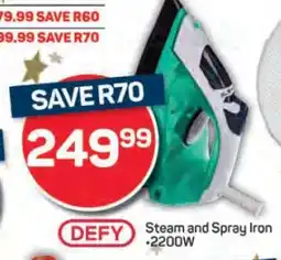 Pick n Pay DEFY Steam and Spray Iron offer