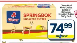 Pick n Pay Hypermarket Clover Springbok Unsalted Butter offer