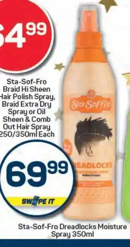 Pick n Pay Sta-Sof-Fro Dreadlocks Moisture Spray 350ml offer