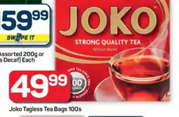 Pick n Pay Hypermarket Joko Tagless Tea Bags 100s offer