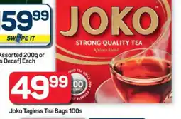 Pick n Pay Hypermarket Joko Tagless Tea Bags 100s offer