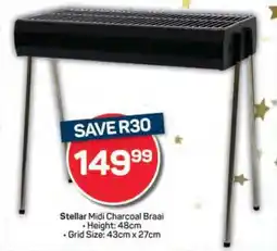 Pick n Pay Stellar Midi Charcoal Braai offer