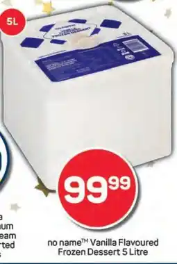 Pick n Pay no name Vanilla Flavoured Frozen Dessert 5 Litre offer