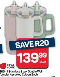 Pick n Pay Hypermarket 900ml Stainless Steel Double Wall Tumbler offer