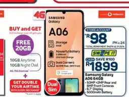 Pick n Pay Hypermarket Samsung Galaxy A06 64GB offer