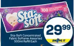 Pick n Pay Sta-Soft Concentrated Fabric Softener Assorted offer