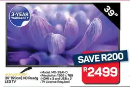Pick n Pay Hypermarket Maxdorf 39 HD Ready LED TV offer