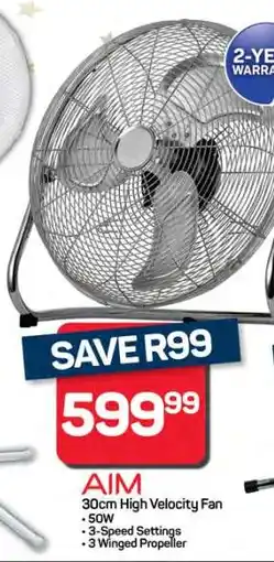Pick n Pay Hypermarket AIM 30cm High Velocity Fan offer