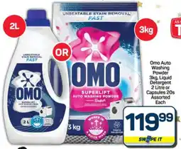 Pick n Pay Hypermarket OMO Auto Washing Powder or Liquid Detergent offer