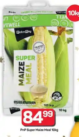 Pick n Pay Hypermarket PnP Super Maize Meal 10kg offer