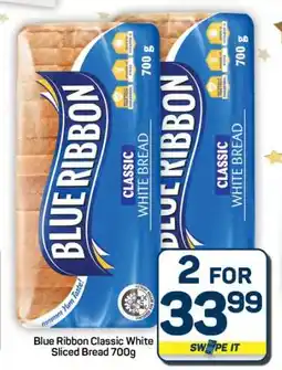 Pick n Pay Hypermarket Blue Ribbon Classic White Sliced Bread 700g offer