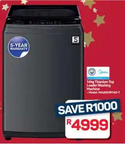 Pick n Pay Hypermarket 14kg Titanium Top Loader Washing Machine offer