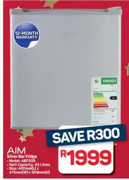 Pick n Pay Hypermarket AIM Silver Bar Fridge offer