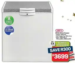 Pick n Pay Hypermarket Defy White Chest Freezer offer