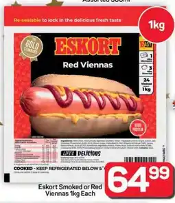 Pick n Pay Hypermarket Eskort Smoked or Red Viennas offer